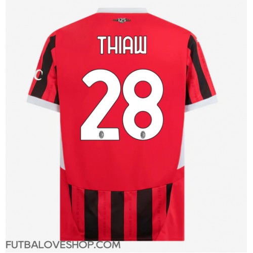 Dres AC Milan Malick Thiaw #28 Domáci 2024-25 Krátky Rukáv